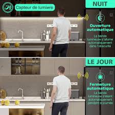 Wobsion Détecteur Mouvement Placard Escalier - Éclairage Pratique et Élégant