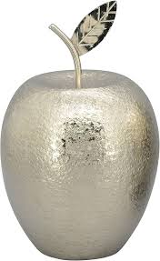 Chiccire Pomme Décorative en Aluminium - Élégance et Originalité