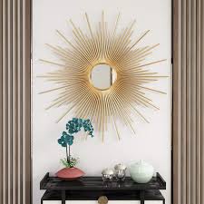 Miroir Soleil Sunburst Décoratif pour une Ambiance Chic