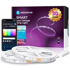 Aigostar Connecté Chambre - Ruban LED Connecté pour Une Ambiance Parfaite