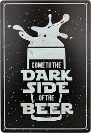 Plaque Aimantée Inscription Allemand Vintage - Élégance et Caractère