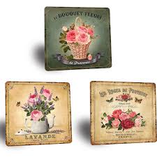 Plaque Décorative Métal Vintage – Élégance et Style