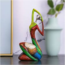 Statues Décoratives Multicolores DUNAKE pour une Ambiance Unique